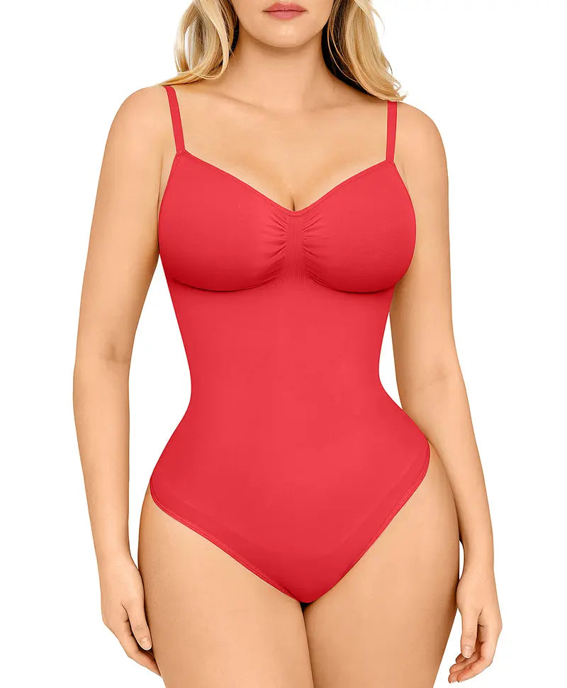 FeelinGirl Busto coperto senza cuciture Tuta Perizoma Body Fit Comfort Dimagrante Abbigliamento da donna 1 Top traspiranti sui fianchi Offerte morbide per i tuoi giorni Body avvolgente body modellante Summervibes
