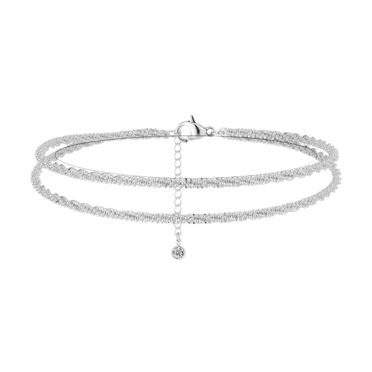 🩷Dainty Layered Waterproof Anklet