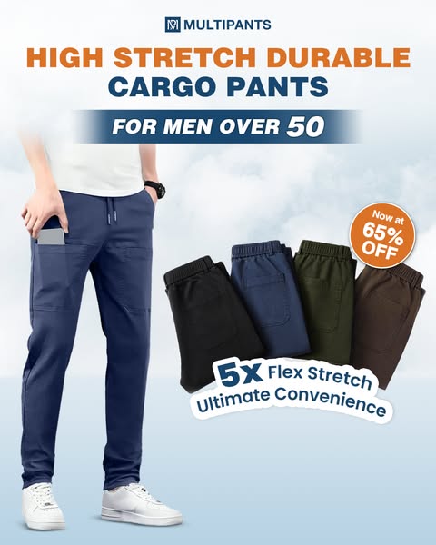 🎁Hot Sale 68% OFF🏆MultiPants – High Stretch Multi-pocket Durable Cargo Pants4