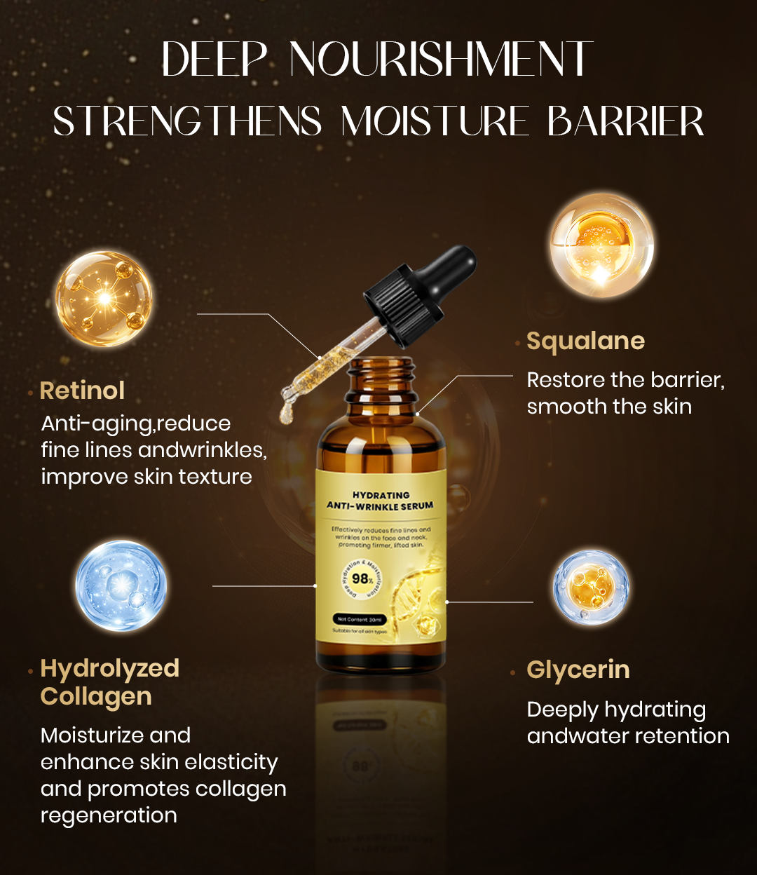 🏆Flash Sale⚡20K+ SOLD! Almost Gone💥Firming & Hydrating Anti-Wrinkle Serum