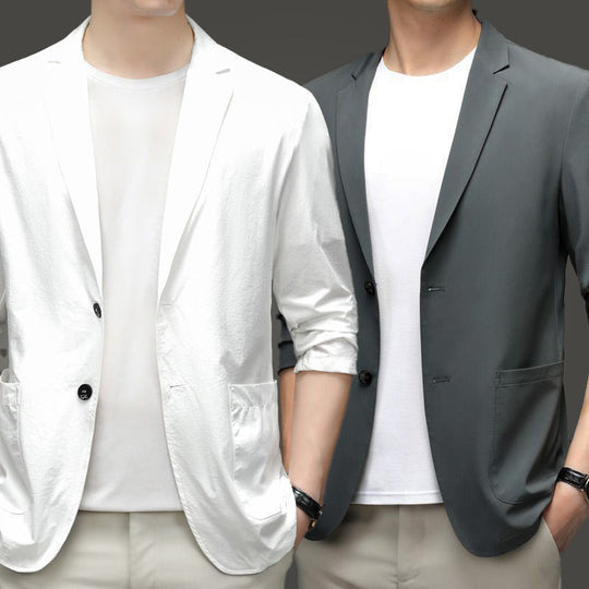 Miesten kesäinen kevyt pukutakki