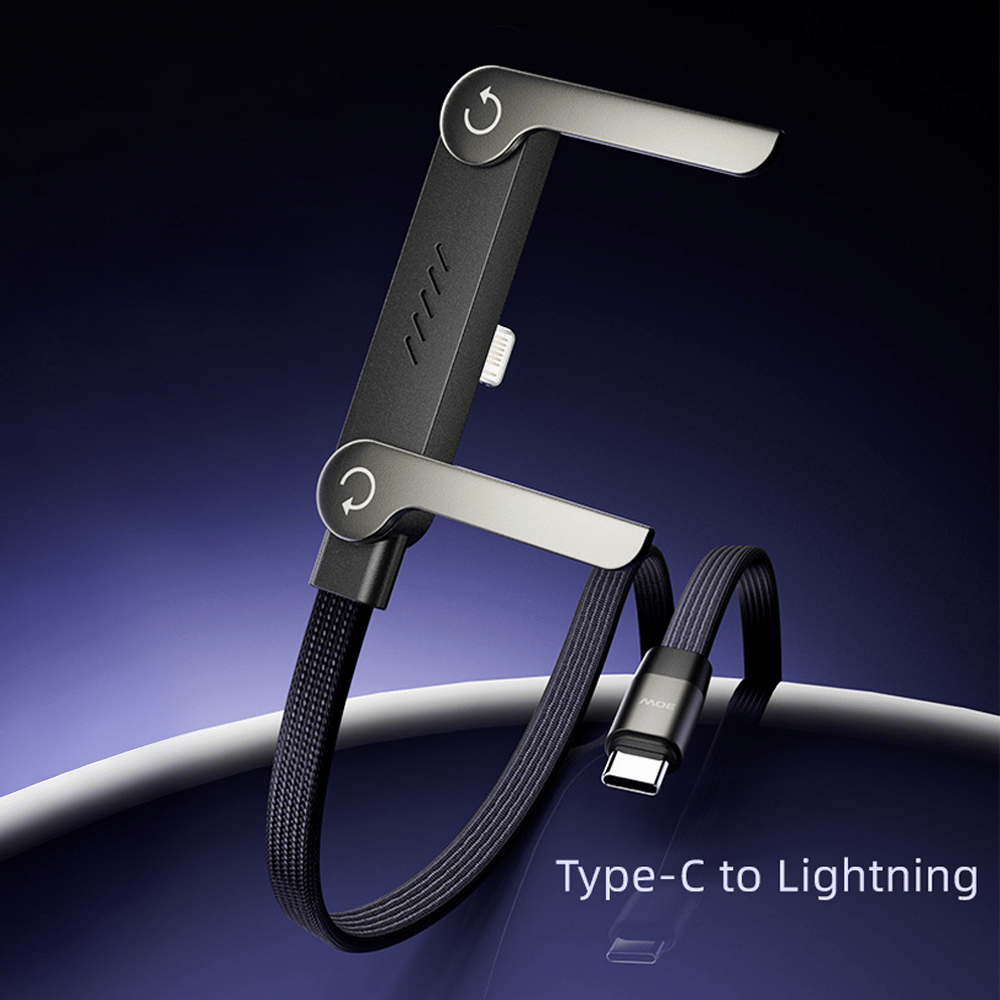 ⚡Last Day Special Price £10.79!!!⚡ Invisible Holder Charger Cable with Stand – Hidden Bracket Design, Fast Charging Support, Tangle-Free & Durable 📱