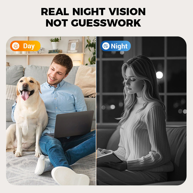 📹🌙 Mini inteligentná HD bezpečnostná kamera – nočné videnie, detekcia pohybu a obojsmerný zvuk 🔒