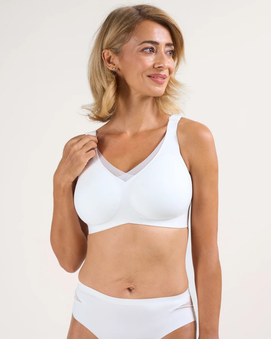 HSIA CardiComfort Seamless T-Shirt Minimiser Bra Plus Size Underwired Full Coverage Smooth Wide Strap