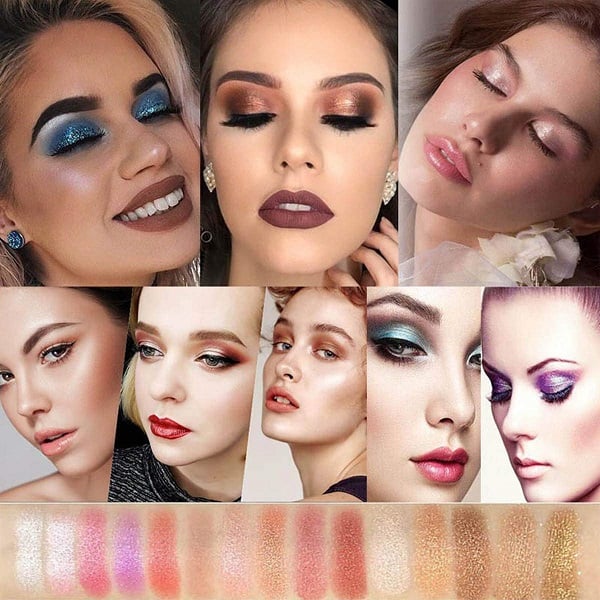 🔥Hot Sale - 50% off🔥✨10 Colors Glitter Shimmer Eyes Shadow Pallet