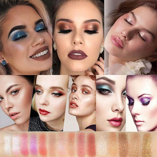 🔥Hot Sale - 50% off🔥✨10 Colors Glitter Shimmer Eyes Shadow Pallet
