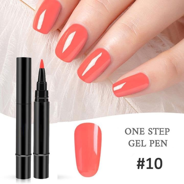 📢📢Limited Time Buy 1 Get 1 Free‼️💅One Step Nail Gel Pen 🎁Free Gift -Mini Portable UV Nail Lamp✨