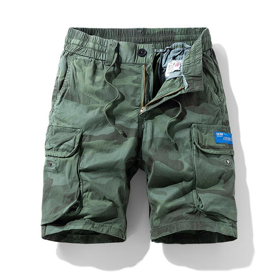 ✨ Men's Casual Relaxed Fit Cargo Shorts – Multi-Pockets, Breathable, Rugged 🌲