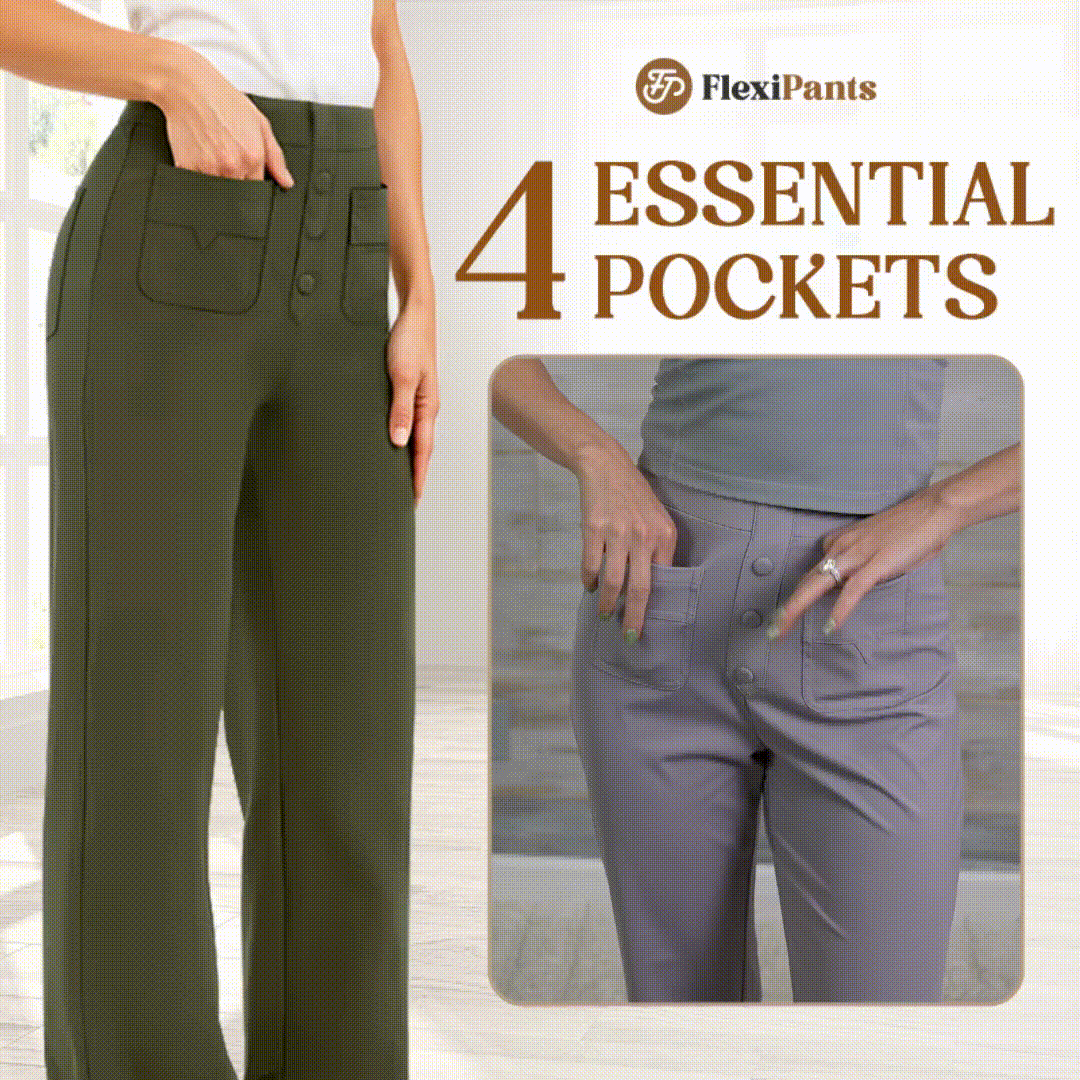 💖SALDI 2025 NUOVI MODELLI 50% DI SCONTO💷Pantaloni elasticizzati casual a vita alta da donna