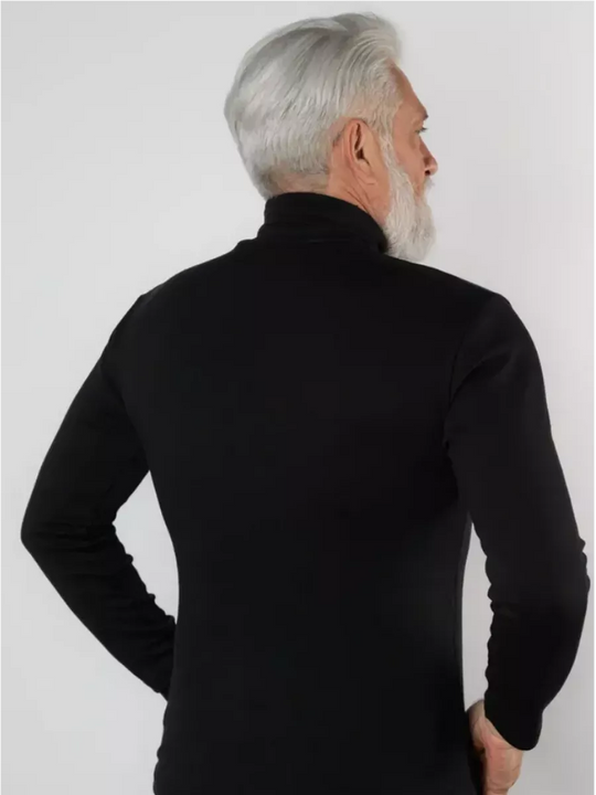 Cotton High-necked Thermal T-shirt