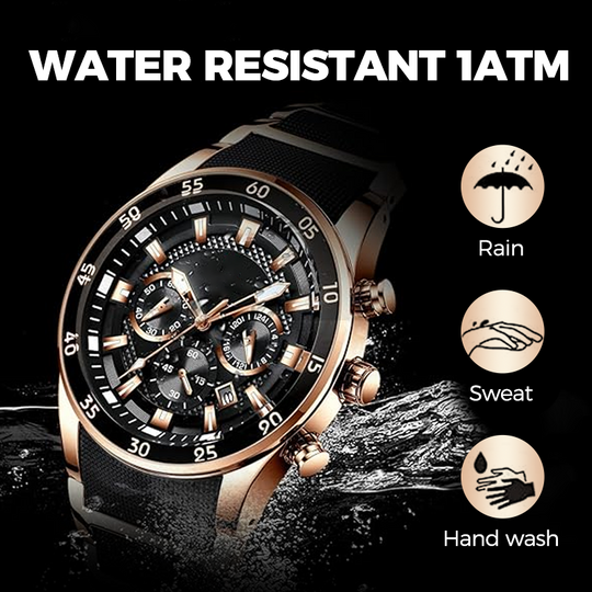 💎Reloj de cuarzo multifuncional resistente al agua para hombre