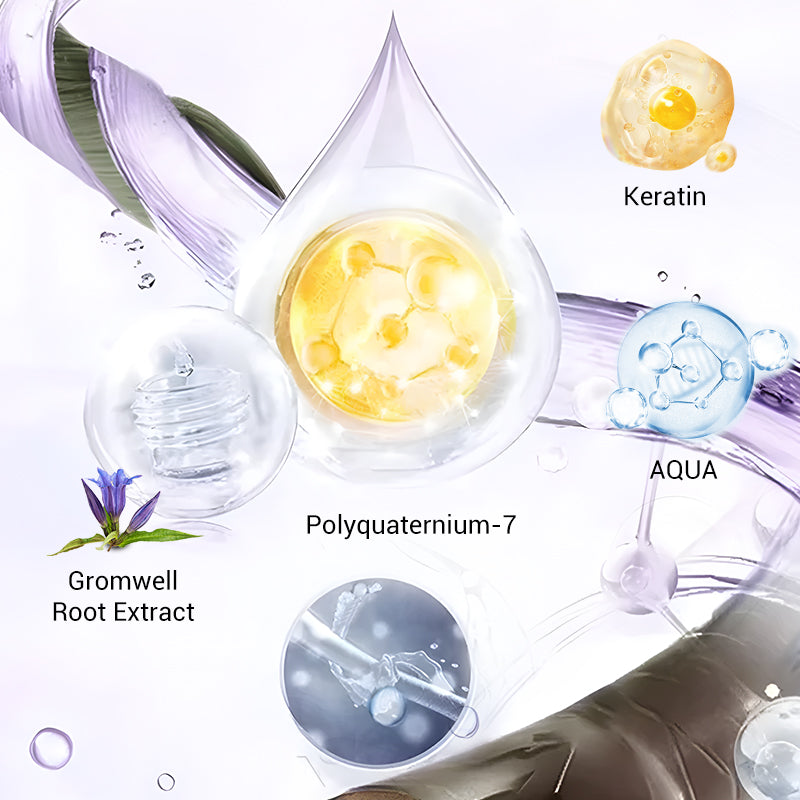 Maschera per capelli viola anti-ingiallimento 💜 Di' addio ai riflessi rossi! 💜