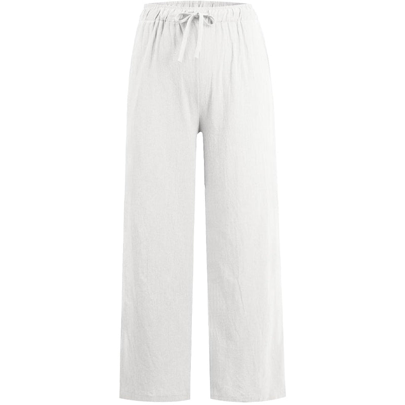 Women's  Cotton Linen Wide Leg Pants