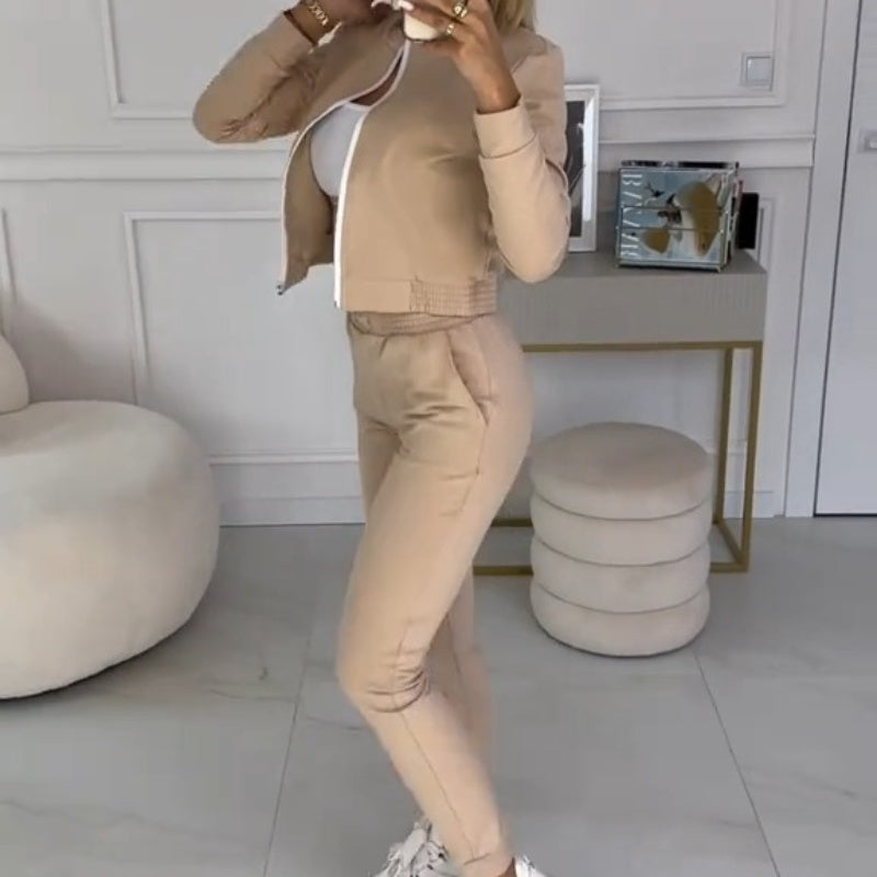 🎉Tuta da donna con zip, 3 pezzi😍 | Tuta Cloud | Elasticizzato in 4 direzioni + antipiega