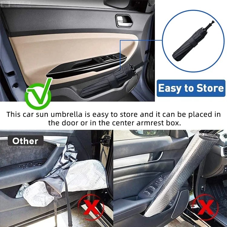 🔥HOT SALE 40% discount🔥Car Windshield Sun Shade Umbrella