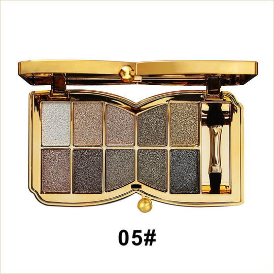 🔥Hot Sale - 50% off🔥✨10 Colors Glitter Shimmer Eyes Shadow Pallet