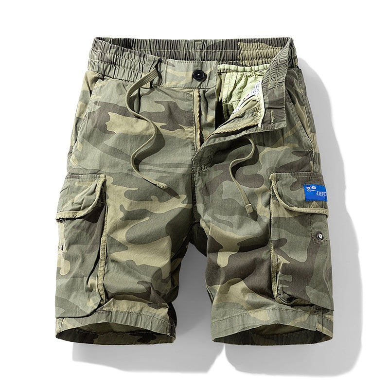 ✨ Men's Casual Relaxed Fit Cargo Shorts – Multi-Pockets, Breathable, Rugged 🌲