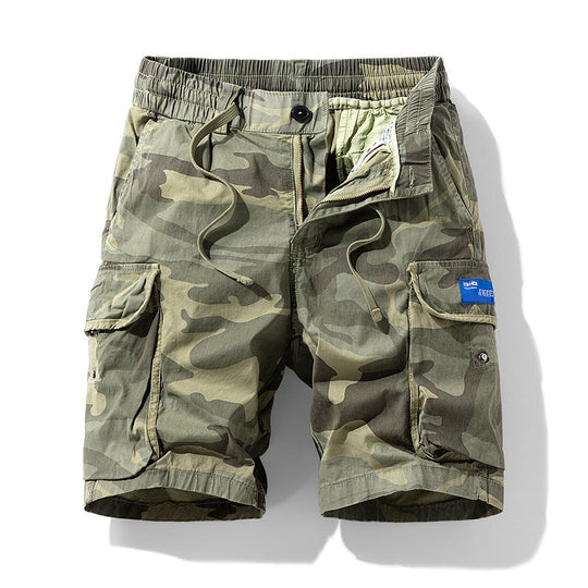 ✨ Men's Casual Relaxed Fit Cargo Shorts – Multi-Pockets, Breathable, Rugged 🌲