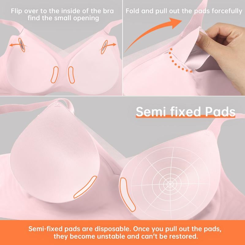 Reggiseno push-up senza cucitura a Vesto V Wireless Wireless