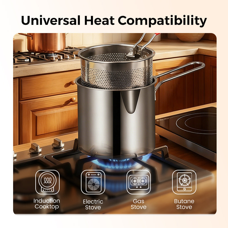 ⏳Limited-Time 50% Off🔥304 Stainless Steel Multifuntional Fryer