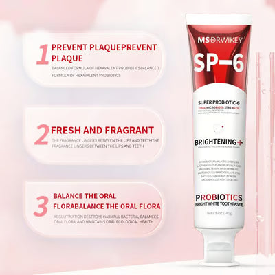 【MSDRWIKEY】 Super probiotična zobna pasta Mint Burst – krepi sklenino, posvetli nasmeh & Zagotavlja dolgotrajno svežino