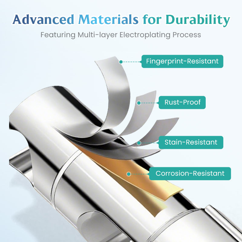 Ręczny uchwyt na prysznic bez wiercenia