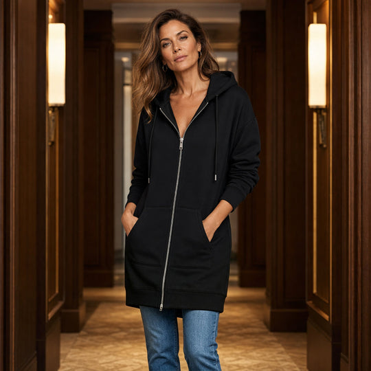 ⏰This week's Hot Sales - 50% Off🍂 Women's Casual Zip-Up Hoodie Jacket – Autumn Lightweight Everyday Coat ✨