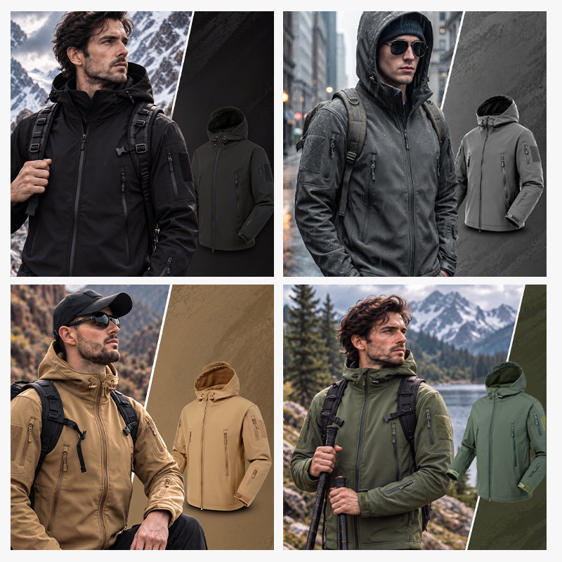 ⏳LAST DAY SALE!!💥 Built for Wind & Rain🌧️Men's Waterproof Insulated Outdoor Jacket