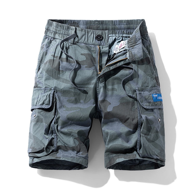 ✨ Men's Casual Relaxed Fit Cargo Shorts – Multi-Pockets, Breathable, Rugged 🌲