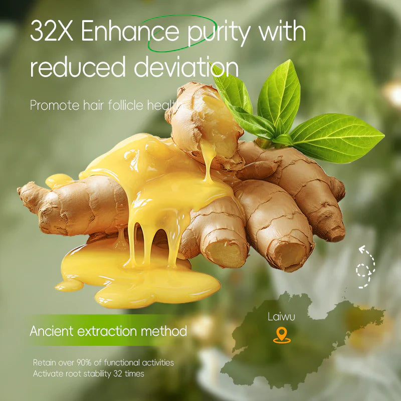 🥳2026 VARMT UDSALG🥳💞50.000+ SOLGT!🌱🌿 Naturens styrke til tykkere hår. Mild urtebaseret shampoo mod hårtab