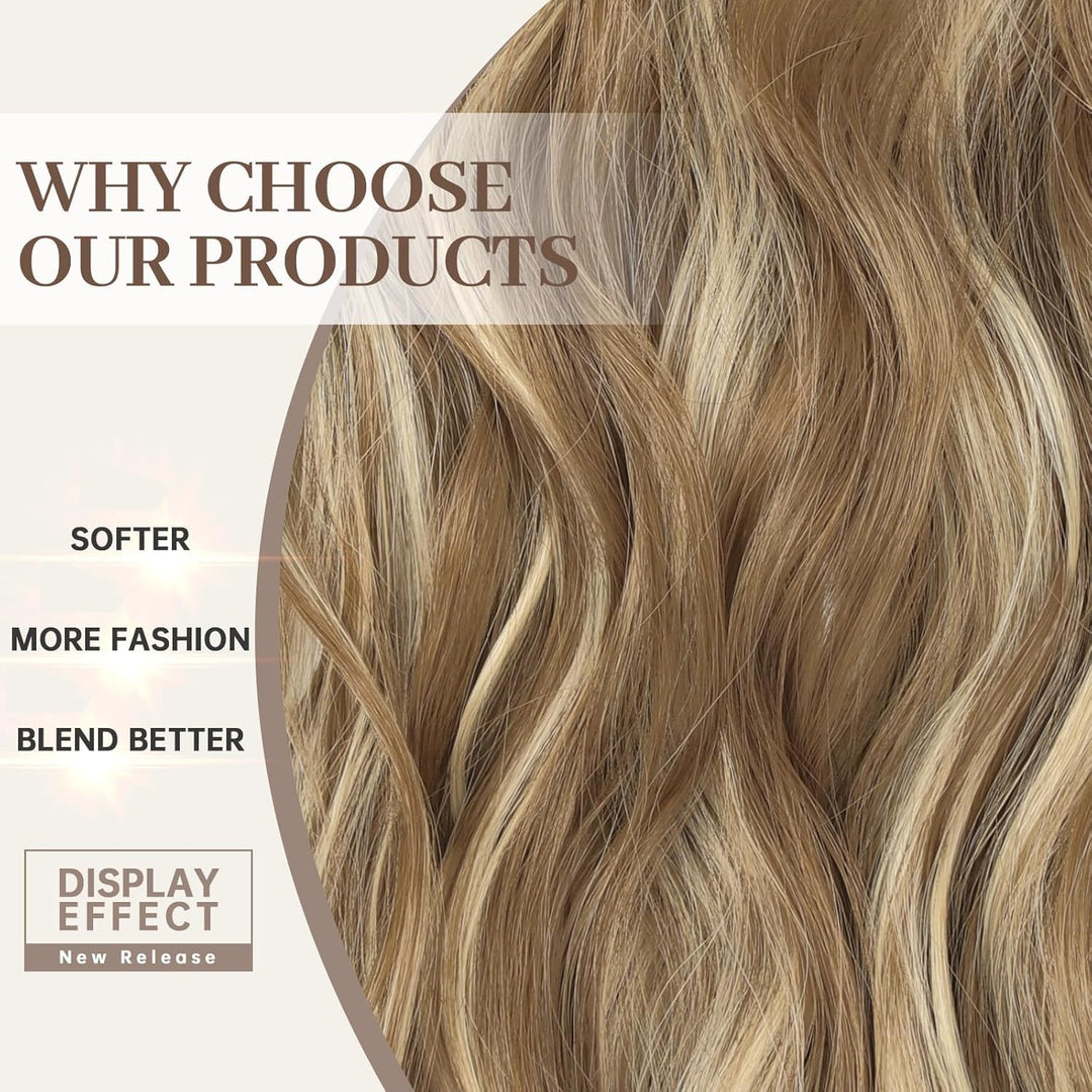 💖This Week's Hot Sales - 50% OFF🤩Women's Gradient Long Wavy Hair Wig, One-Piece with Adjustable Fit