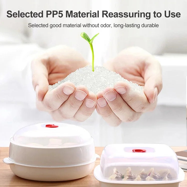 🍲🔥Wyprzedaż limitowana - 50% zniżki🔥Parowar do kuchenki mikrofalowej