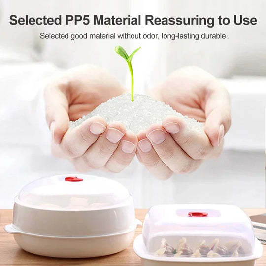 🍲🔥Wyprzedaż limitowana - 50% zniżki🔥Parowar do kuchenki mikrofalowej