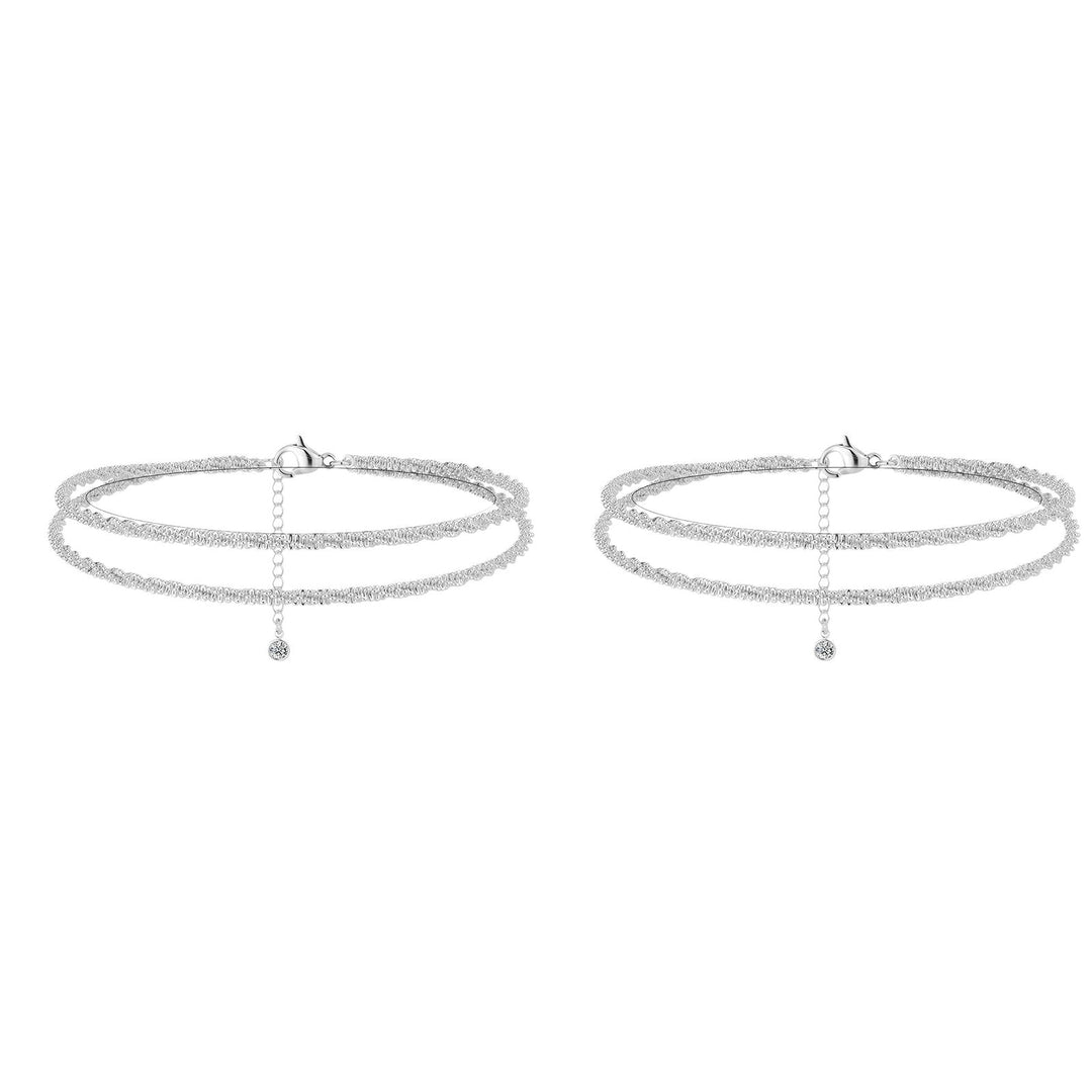 🩷Dainty Layered Waterproof Anklet
