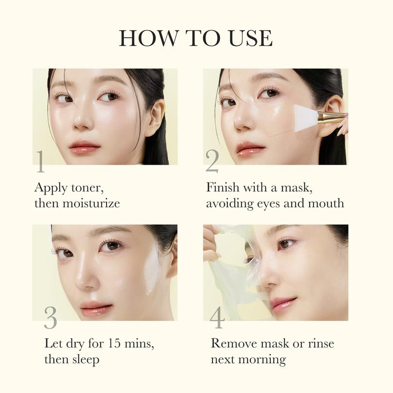 [MedicubeOfficial] Maschera di avvolgimento della notte della curcuma dell'acido kojic | Maschera da involucro durante la notte, capannone del mattino, curcuma, niacinamide ， vitamina C