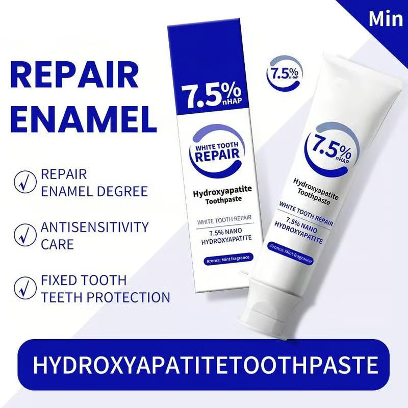 Fluoride-Free Hydroxyapatite Toothpaste | Breath Freshening |Effective whitening