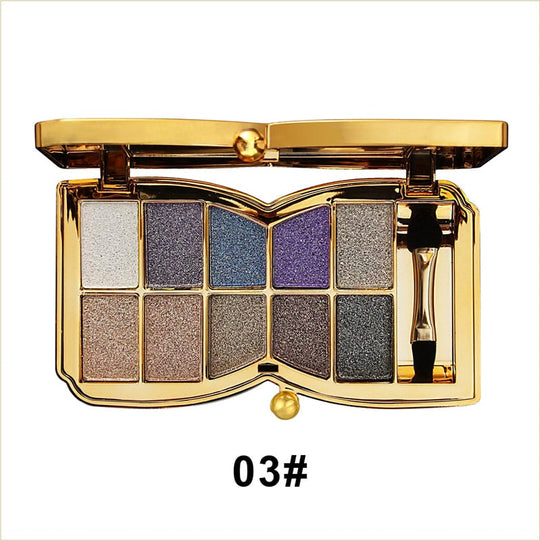 🔥Hot Sale - 50% off🔥✨10 Colors Glitter Shimmer Eyes Shadow Pallet