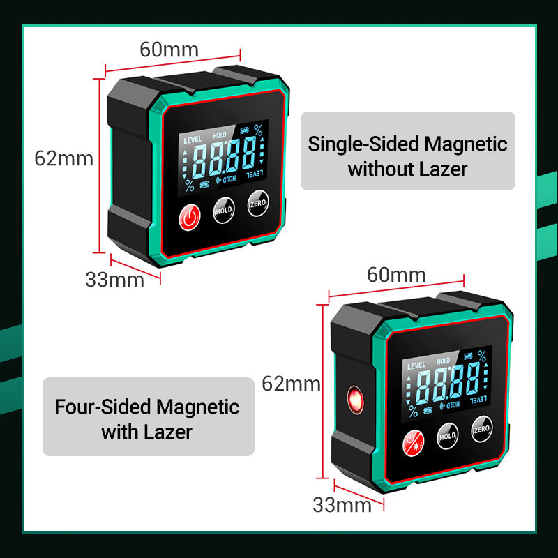 🔥 Free Shipping LAST DAY PROMOTION - 50%OFF 🔥 Magnetic Digital Angle Finder with Electronic Laser