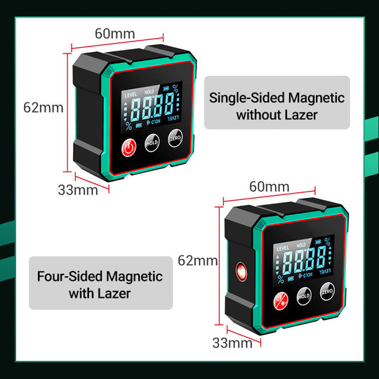 🔥 Free Shipping LAST DAY PROMOTION - 50%OFF 🔥 Magnetic Digital Angle Finder with Electronic Laser