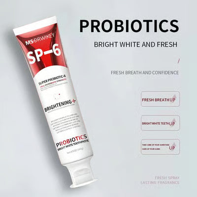 【MSDRWIKEY】 Super probiotična zobna pasta Mint Burst – krepi sklenino, posvetli nasmeh & Zagotavlja dolgotrajno svežino