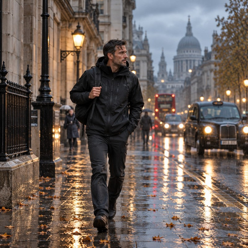 ⏳LAST DAY SALE!!💥 Built for Wind & Rain🌧️Men's Waterproof Insulated Outdoor Jacket