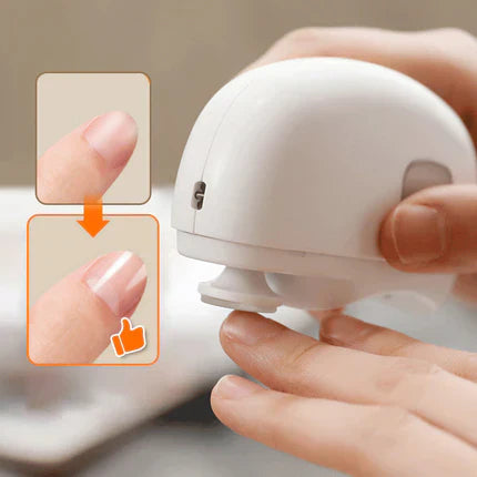 Automatyczna elektryczna obcinaczka do paznokci 3 w 1 z funkcją polerowania