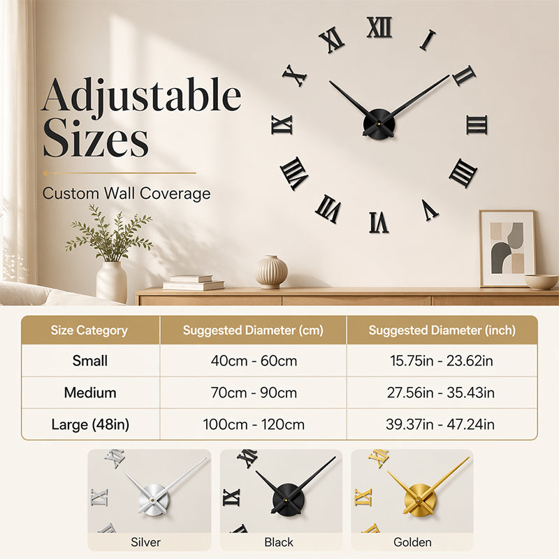 🏠🕒Modern 3D Digital Wall Clock – Silent Acrylic Luminous Wall Decor, Read Time Display, Stylish Home Decoration & Gift
