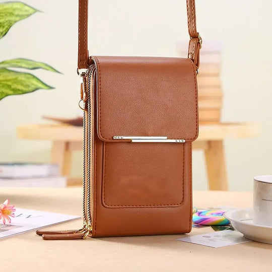 🌧️Water-Resistant & Stylish, 3 Ways to Wear👜 Handcrafted Crossbody Bag – Water-Resistant PU Leather & Adjustable Strap | Perfect for Any Occasion, Crossbody/Shoulder/Waist ✨