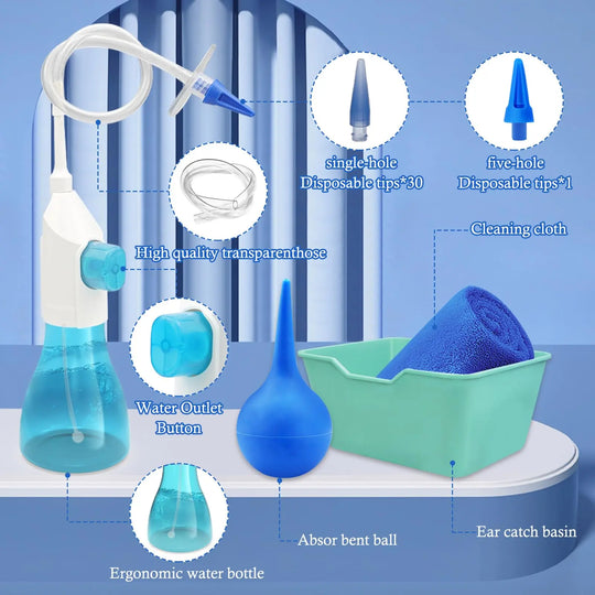 📢📢BIG SALE!!⏰👂 Ear Wax Removal Kit – Safe, Gentle & Reusable Silicone Spoon for Easy, Hygienic Ear Cleaning ✨🛡️