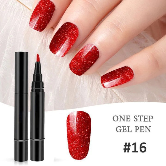 📢📢Limited Time Buy 1 Get 1 Free‼️💅One Step Nail Gel Pen 🎁Free Gift -Mini Portable UV Nail Lamp✨