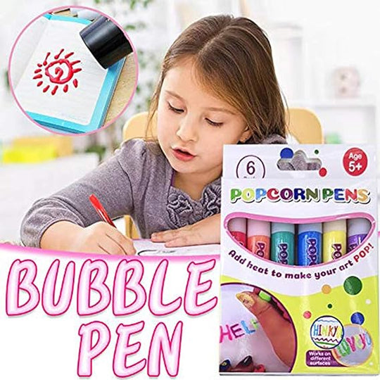 💥Surprise Price: Only £7.99!!🎁🔮Magic Pen – Draw 3D with one stroke!🎄 DIY Bubble Popcorn Drawing Pens& Buy 3 Pay 2 🔥
