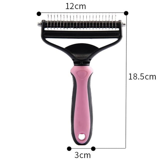 🐶Dual-Sided Pet Grooming Comb for Dogs & Cats