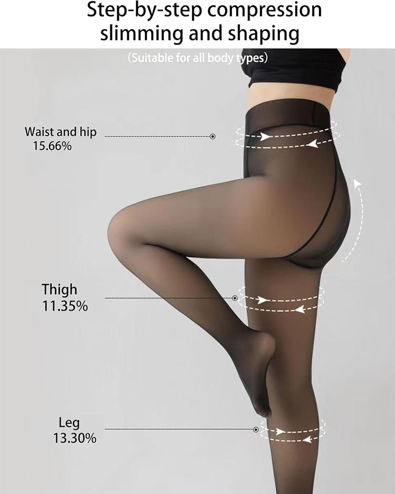 Women’s Thermal Sculpting Tights With Compression Waistband