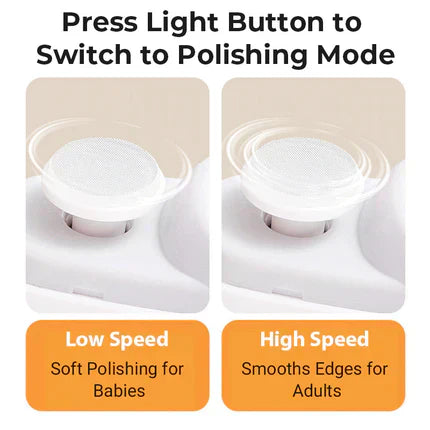 Automatyczna elektryczna obcinaczka do paznokci 3 w 1 z funkcją polerowania